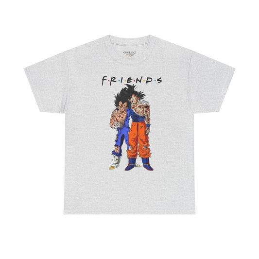 Son Goku Vegeta "FRIENDS" Dragon Ball Z Vintage Cotton Tee