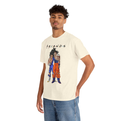 Son Goku Vegeta "FRIENDS" Dragon Ball Z Vintage Cotton Tee