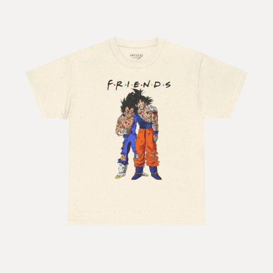 Son Goku Vegeta "FRIENDS" Dragon Ball Z Vintage Cotton Tee