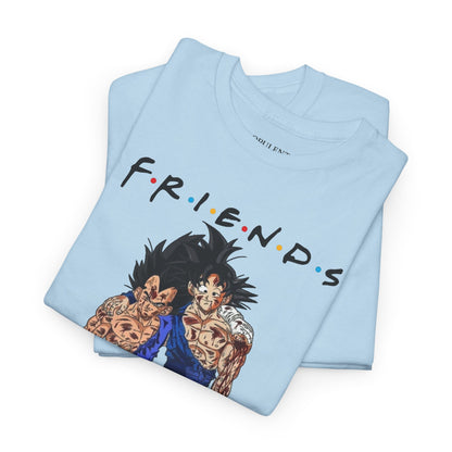 Son Goku Vegeta "FRIENDS" Dragon Ball Z Vintage Cotton Tee