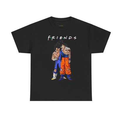 Son Goku Vegeta "FRIENDS" Dragon Ball Z Vintage Cotton Tee