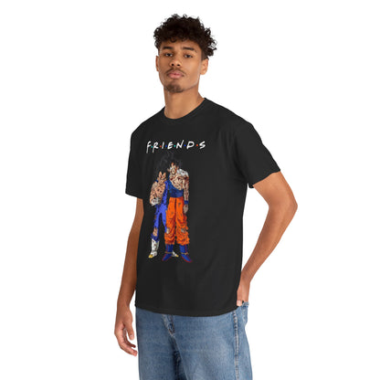 Son Goku Vegeta "FRIENDS" Dragon Ball Z Vintage Cotton Tee