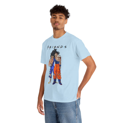 Son Goku Vegeta "FRIENDS" Dragon Ball Z Vintage Cotton Tee