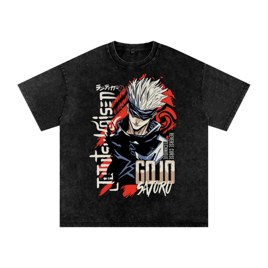 Satoru Gojo Jujutsu Kaisen Vintage Oversized T-Shirt