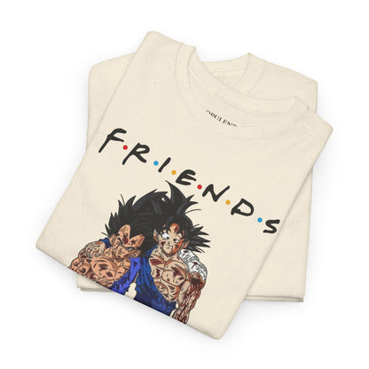 Son Goku Vegeta "FRIENDS" Dragon Ball Z Vintage Cotton Tee
