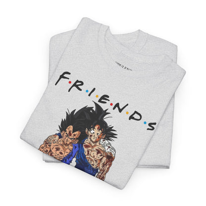 Son Goku Vegeta "FRIENDS" Dragon Ball Z Vintage Cotton Tee