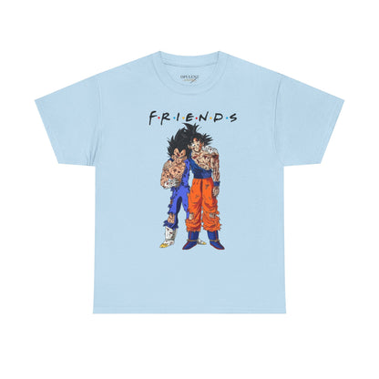 Son Goku Vegeta "FRIENDS" Dragon Ball Z Vintage Cotton Tee